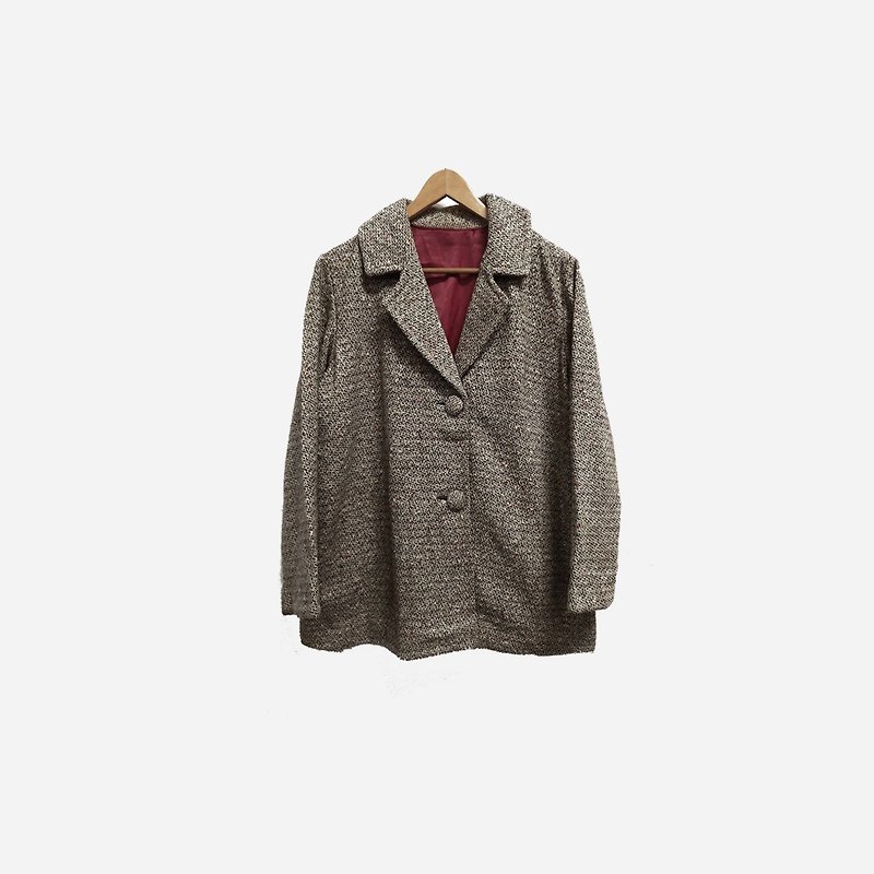 Dislocation vintage / veil suit coat no.357 vintage - เสื้อสูท/เสื้อคลุมยาว - เส้นใยสังเคราะห์ สีเทา