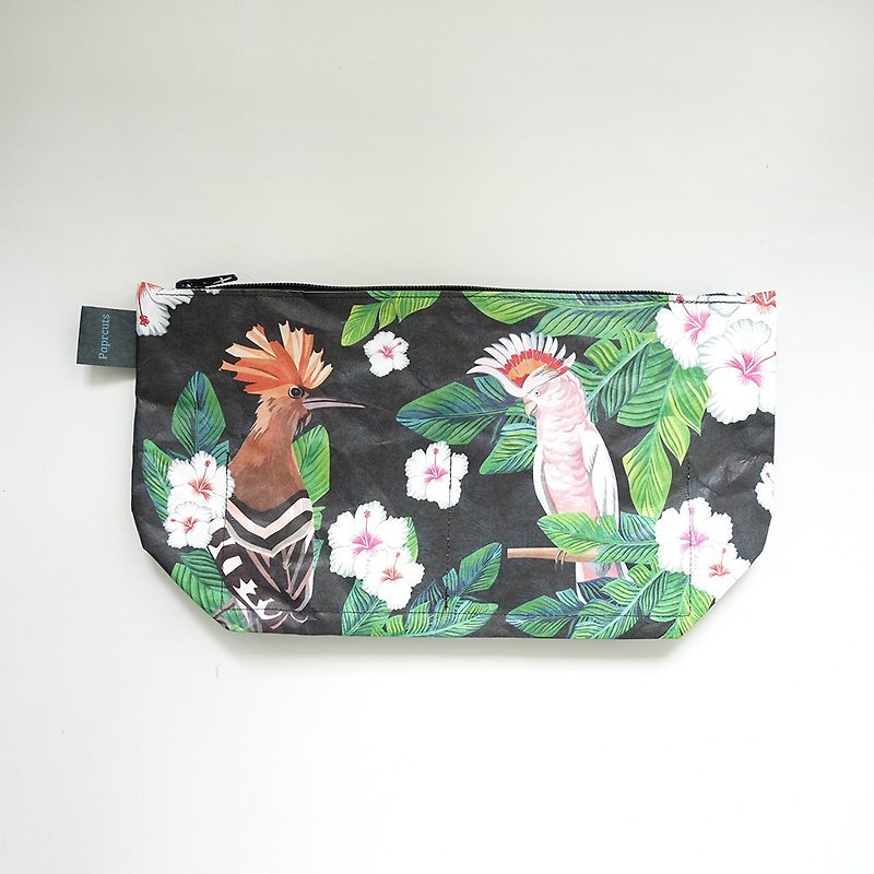 Germany Paprcuts.de Waterproof Toilet Bag (Pink Parrot) - Toiletry Bags & Pouches - Waterproof Material Multicolor