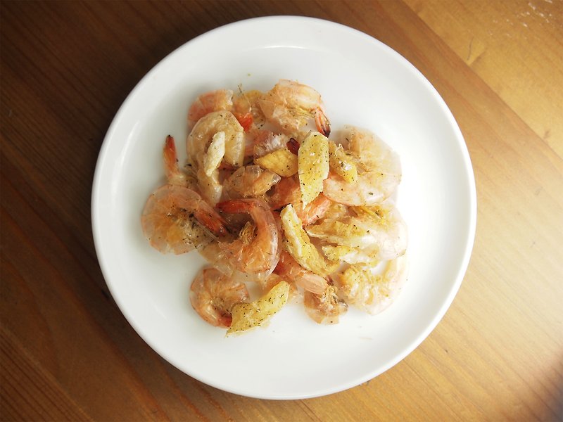 [Cat's appetizer snack series] squid belly shrimp - ขนมคบเคี้ยว - อาหารสด สีส้ม