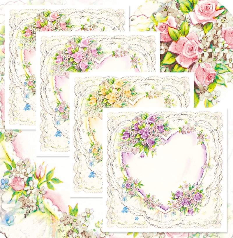 Wedding heart sticker - สติกเกอร์ - กระดาษ 