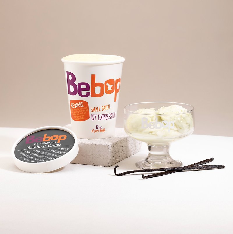【Bebop】Tian Bird Vanilla Ice Cream 12oz - Ice Cream & Popsicles - Fresh Ingredients White