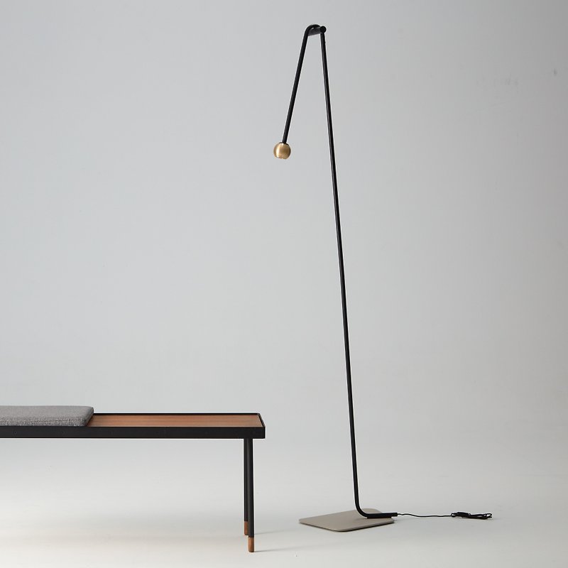 camino SOLEDAD minimalist standing lamp reading lamp - Lighting - Other Materials Gold