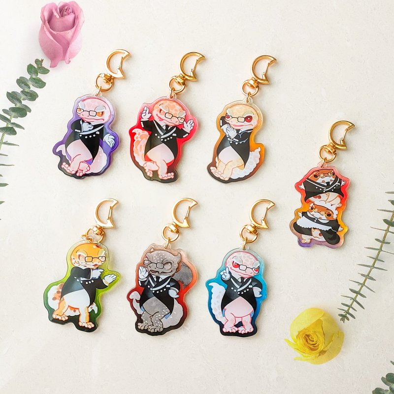 Butler and Maid Random Acrylic Keychain - พวงกุญแจ - อะคริลิค 