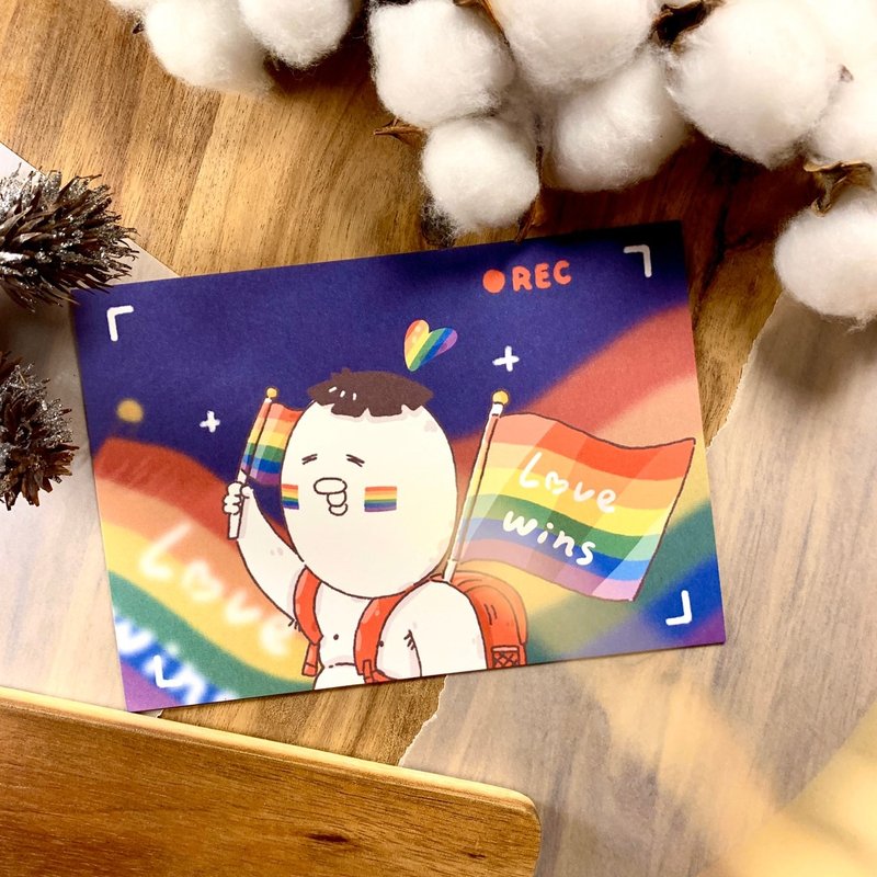 Postcard-Rainbow - การ์ด/โปสการ์ด - กระดาษ หลากหลายสี