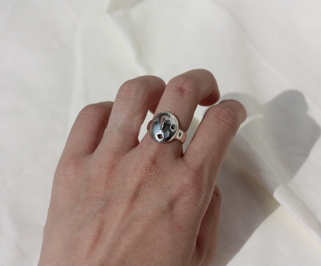 925 スターリングシルバー フィジェット ギフトに最適 Amazon | フィジェットリング 不安解消リング 女性用 調節可能