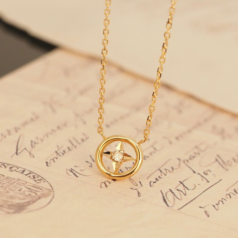 18K金指路之星項鏈18K Gold The Guiding Star Necklace - 項鍊 - 貴金屬 