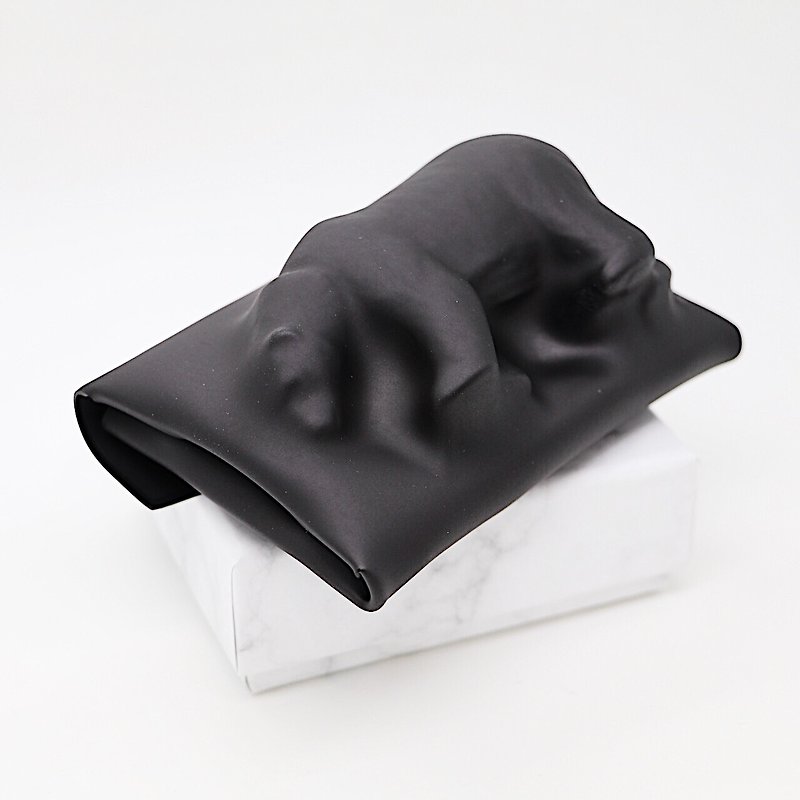 POMCH - VF MATTE Polar Bear 3D Pattern Change/Card Pack - กระเป๋าใส่เหรียญ - พลาสติก สีดำ