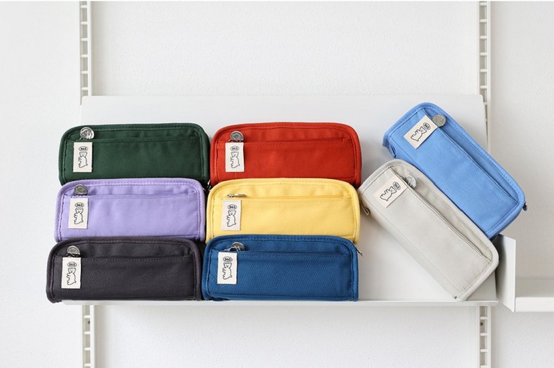 Romane 365 series cultural and creative pencil case and pencil case - กล่องดินสอ/ถุงดินสอ - ผ้าฝ้าย/ผ้าลินิน 