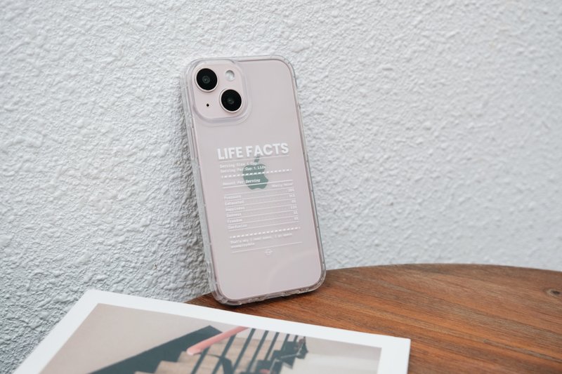人生好難 LIFE FACTS 防摔空壓手機殻 iPhone 13 - 手機殼/手機套 - 塑膠 透明