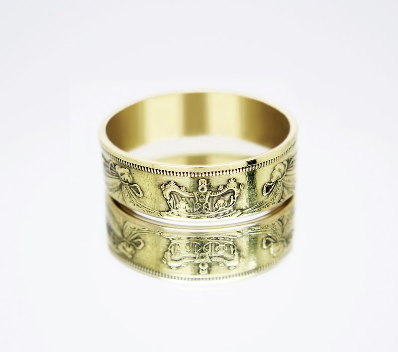 Great Britain Coin Ring 2 pounds 1832 (Replica) coin rings for men coin rings - แหวนทั่วไป - โลหะ 