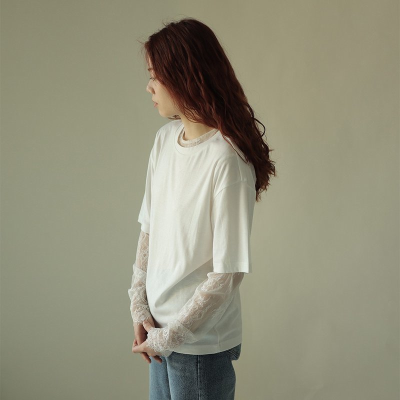 Basic Cotton Drop Shoulder T-shirt /4 colors/ - เสื้อยืดผู้หญิง - ผ้าฝ้าย/ผ้าลินิน 