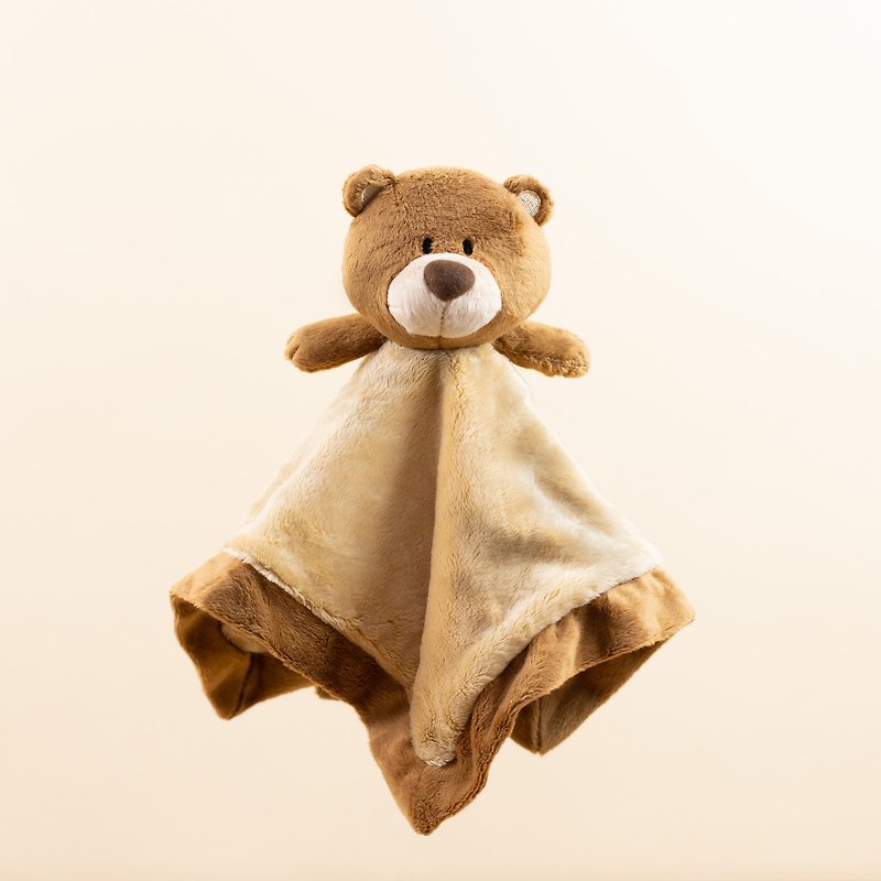 SimpliCute | Cona the Bear Security Blanket 泰迪熊安撫巾 - 玩偶/公仔 - 其他人造纖維 咖啡色