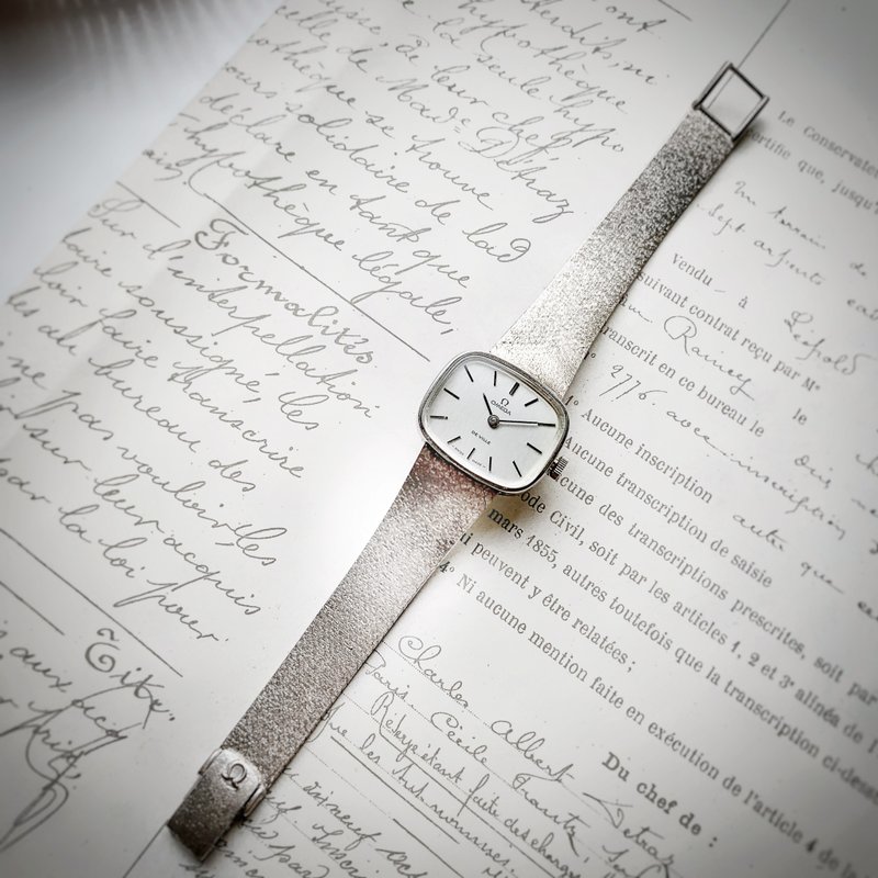 1970 OMEGA  古董機械表銀色 - 女錶 - 其他金屬 銀色