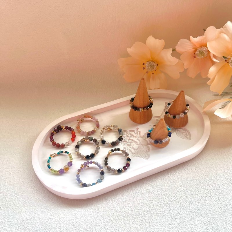 沐植調 X 星海十韻行星能量開口戒 - 戒指 - 半寶石 