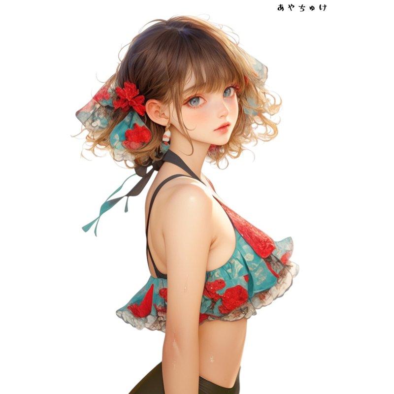 【8月新作】07-099-0048 コラージュステッカー - 貼紙 - 紙 