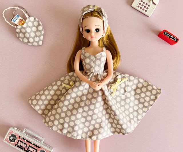リカちゃん服　720 ワンピース Amazon.co.jp: リカちゃん ドレス VERYコラボ コーディネート