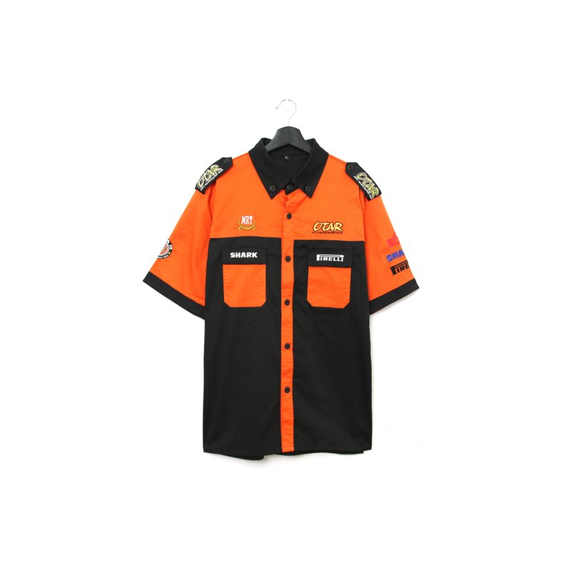Back to Green- 經典賽車襯衫 OTAR r-02 /vintage shirt - 男襯衫/休閒襯衫 - 聚酯纖維 