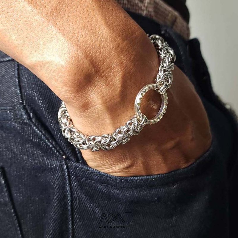 RoundBracelet - 項鍊 - 不鏽鋼 銀色