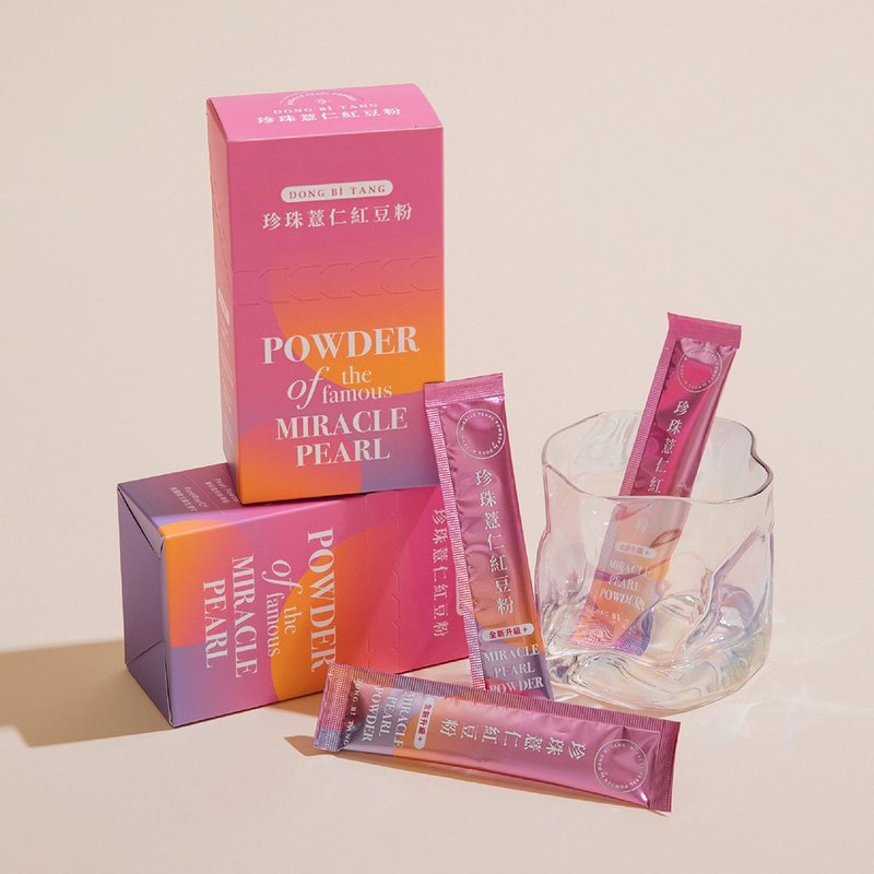 東璧堂 新品上市 | 珍珠薏仁紅豆粉 - 養生/保健食品/飲品 - 紙 粉紅色