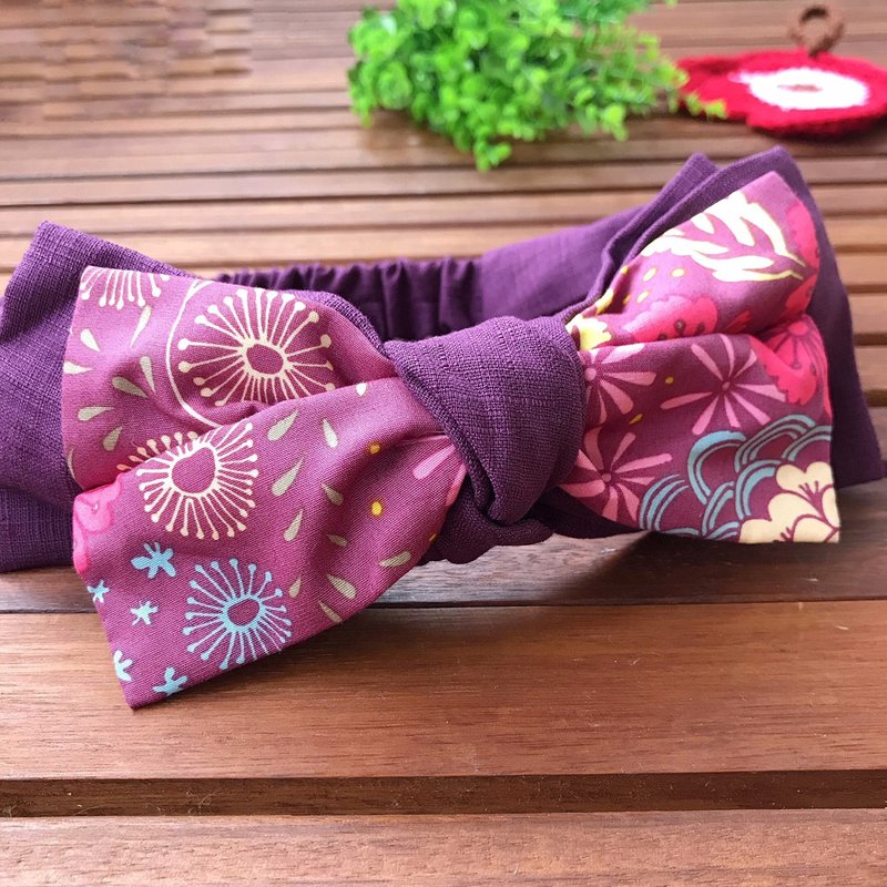 Secret Violet-Hairband for adults and children in stock - ที่คาดผม - ผ้าฝ้าย/ผ้าลินิน หลากหลายสี