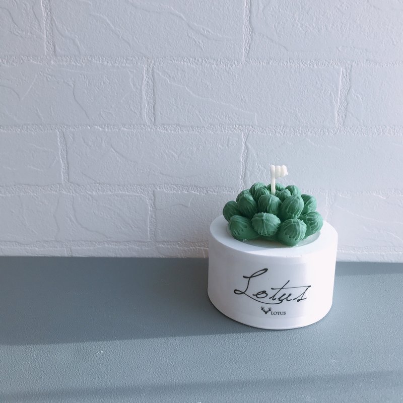 LOTUS Soy Wax Succulent Potted Plant - น้ำหอม - วัสดุอื่นๆ 