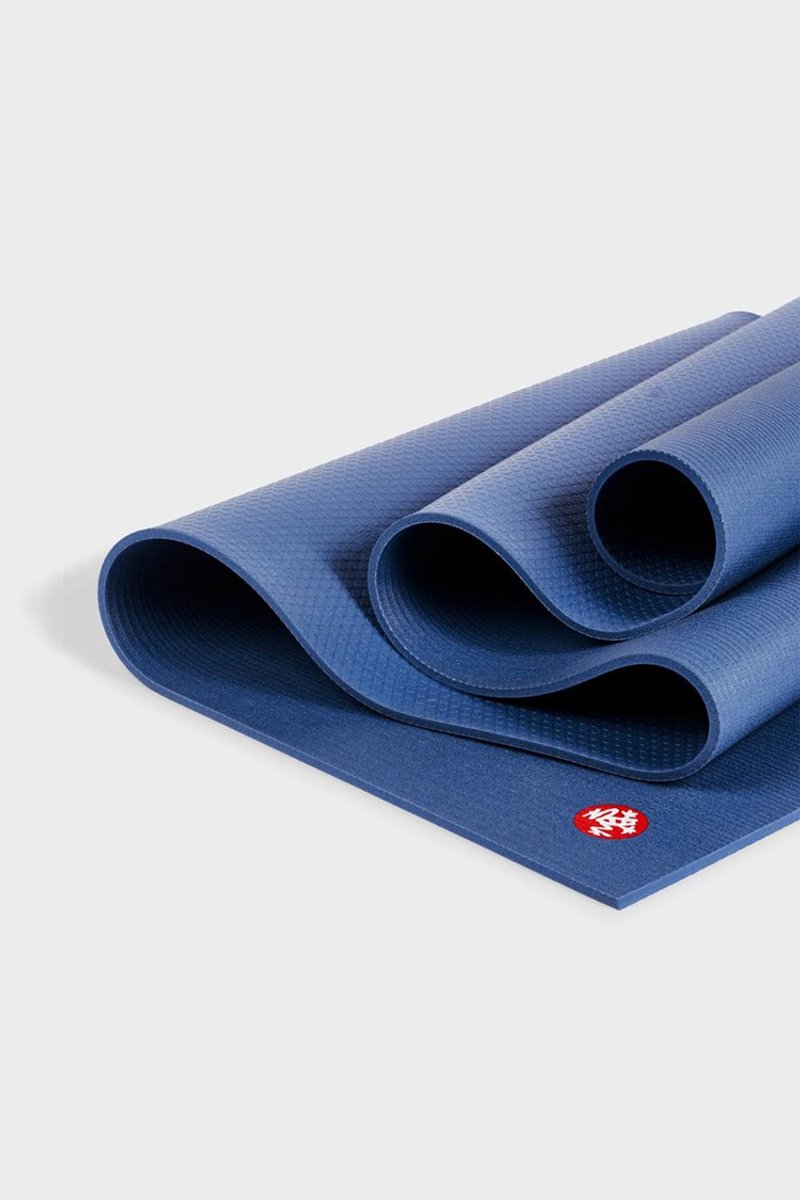 Manduka PRO 85 inch extra long 6mm classic yoga mat-Odyssey Blue - Yoga Mats - Plastic Blue