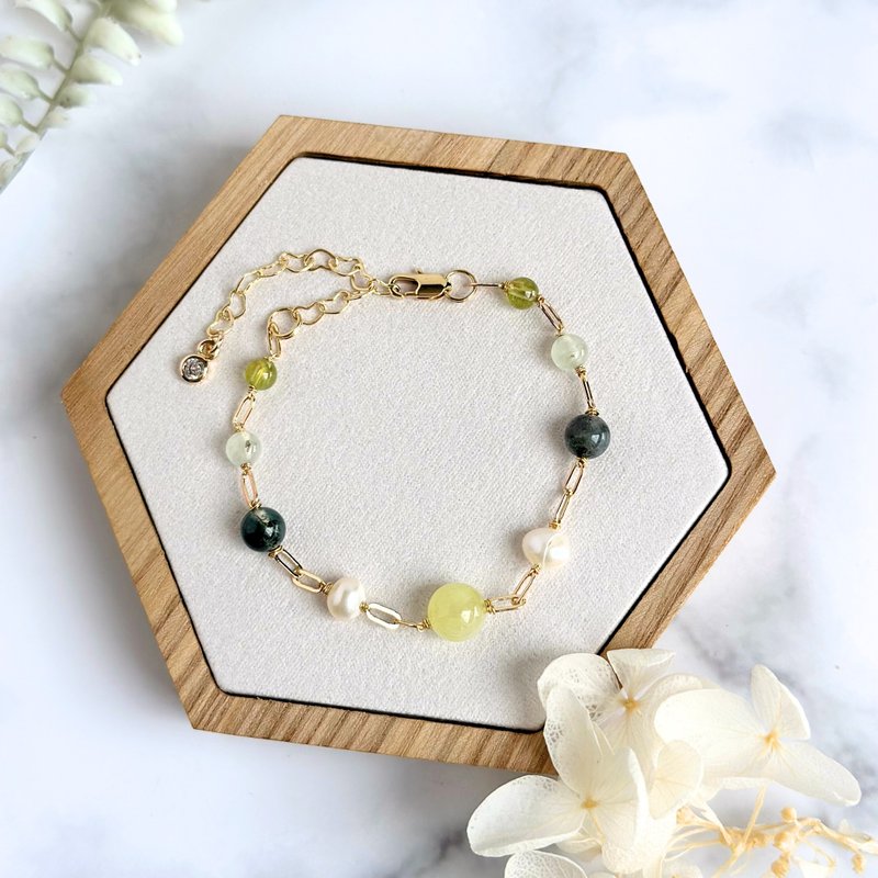 [Simple Crystal Mine Bracelet] Stone/Pearl/Agate/ Stone/Suitable for both adults and children - สร้อยข้อมือ - คริสตัล 