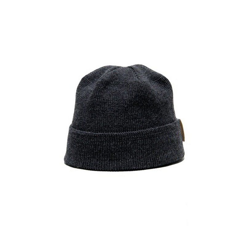 HWDog&Co.40s Watch Cap navy wool knitted beanie (three colors) - หมวก - วัสดุอื่นๆ หลากหลายสี