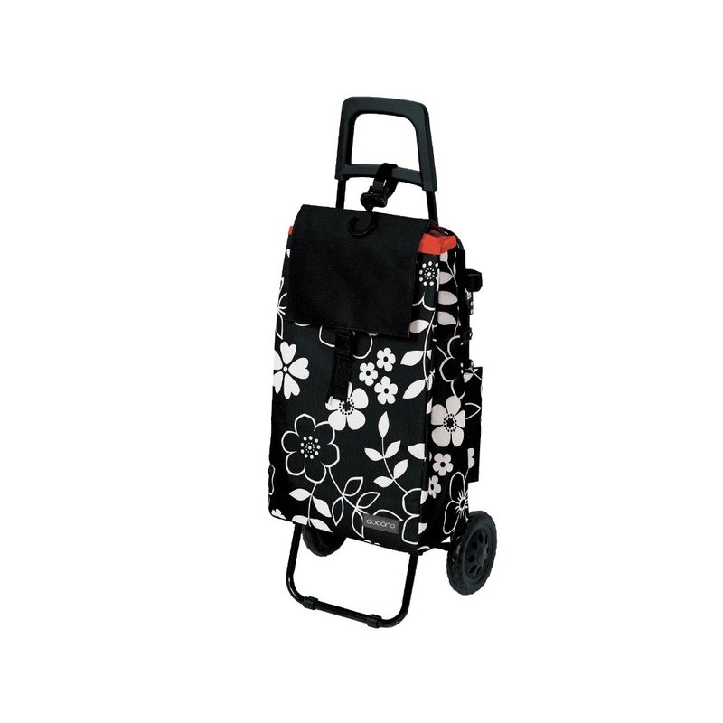 Japan COCORO FLOWER multifunctional thermal and cold insulation folding shopping cart (with seat)-40L - อื่นๆ - เส้นใยสังเคราะห์ สีดำ