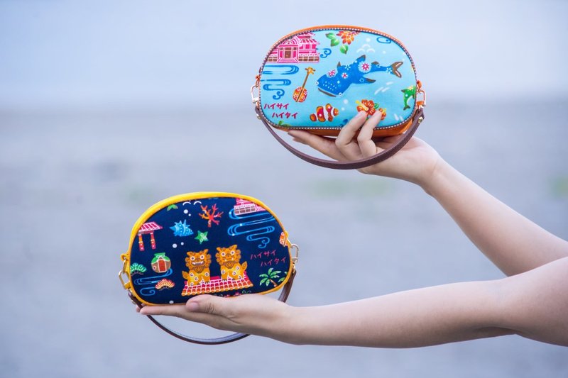 [New Product Release] Okinawa Whale Shark Bun Part 2 - Clutch Bags - Cotton & Hemp Multicolor