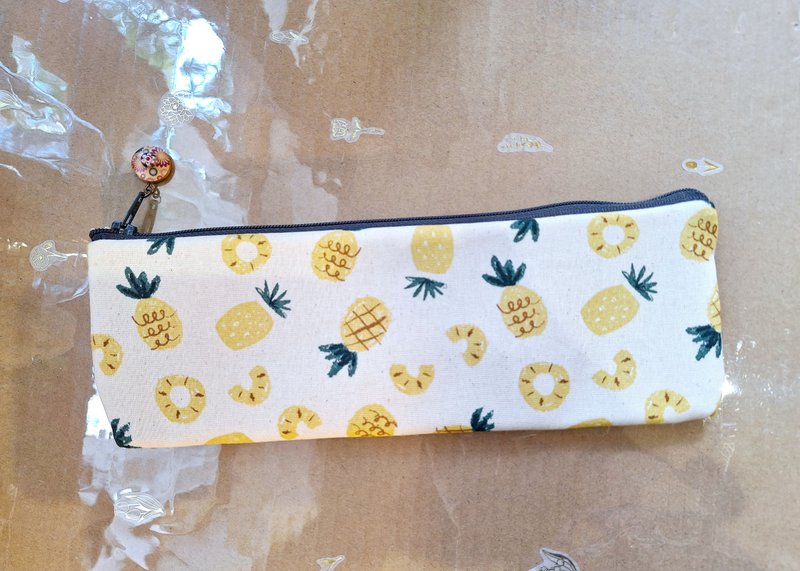 Hand made print cotton chopstick bag-pineapple - อื่นๆ - ผ้าฝ้าย/ผ้าลินิน 