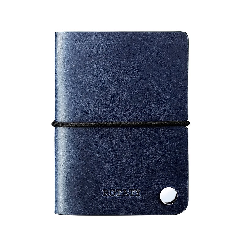【ROTATY】Double-Sided Case for SD and MICRO SD Cards - Blue - Other - Genuine Leather Blue