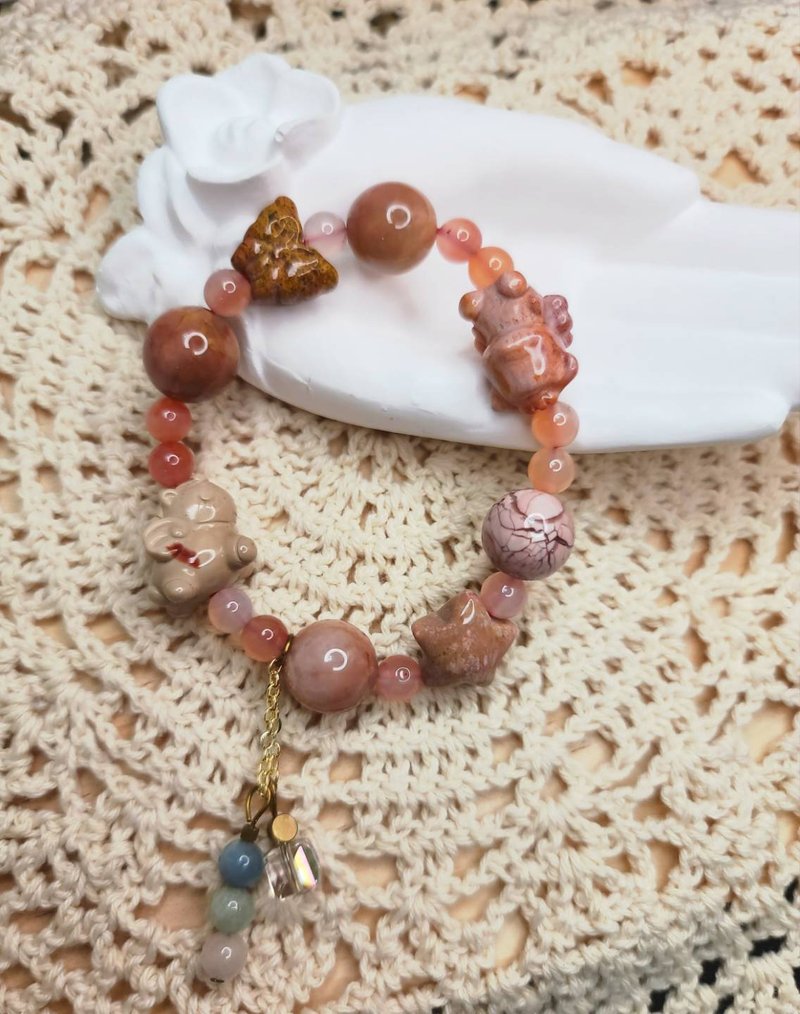 Alashan Children's Fun Series Little Pegasus Angel Bear Design Bracelets - Bracelets - Jade 