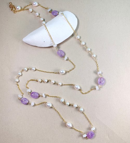 tiny 4way necklace | AURA