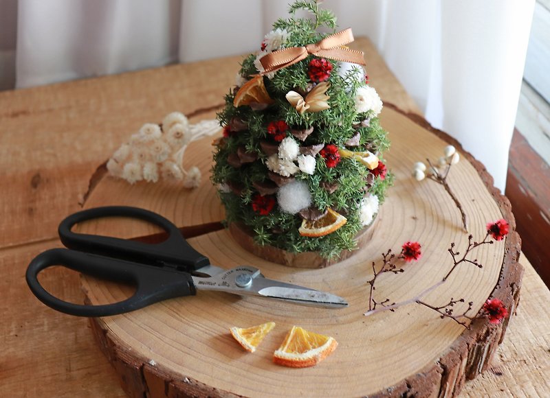 | DIY材料包 | - 手工松果聖誕樹 - 聖誕擺飾 交換禮物 (三款) - 花藝/盆栽/植栽 - 植物．花 綠色