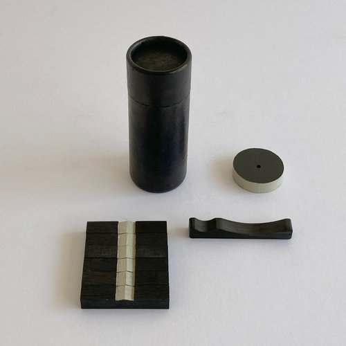観象ミニ易入門セットblack／筮竹・算木・筮筒・太極・ケロク器 観象ミニ易入門セットblack 筮竹・算木・筮筒・太極・ケロク器