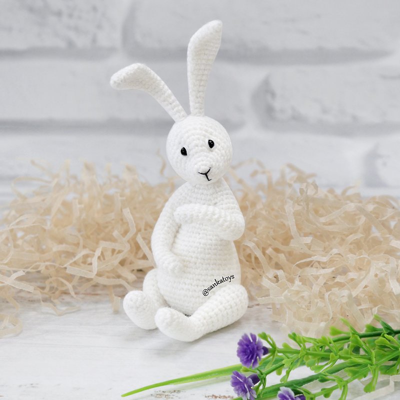 Crochet pattern Ceramic hare, PDF Digital Download, DIY bunny amigurumi - DIY Tutorials ＆ Reference Materials - Other Materials 