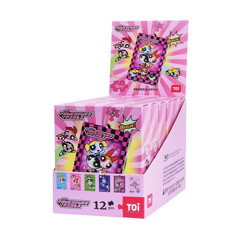 TOi Tuyi The Powerpuff Girls-Sparkle Attack Mirror Surprise Blind Box Puzzle Anime Cartoon Board Game Gift - เกมปริศนา - อะคริลิค หลากหลายสี