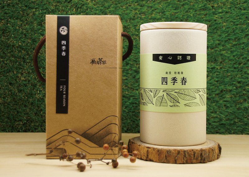四季春l台湾茶lオリジナル茶 - お茶 - 紙 グリーン