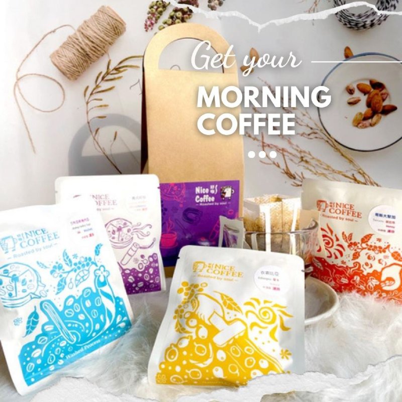 [Group purchase gift box/free shipping] CST coffee's home comprehensive flavor gift box filter hanging coffee hanging ears 10 pieces - Coffee - Concentrate & Extracts 