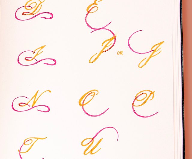 Bullet Journal Stencil, calligraphy planner stencil fits A5 journal - Shop  Maison Vintage Other - Pinkoi