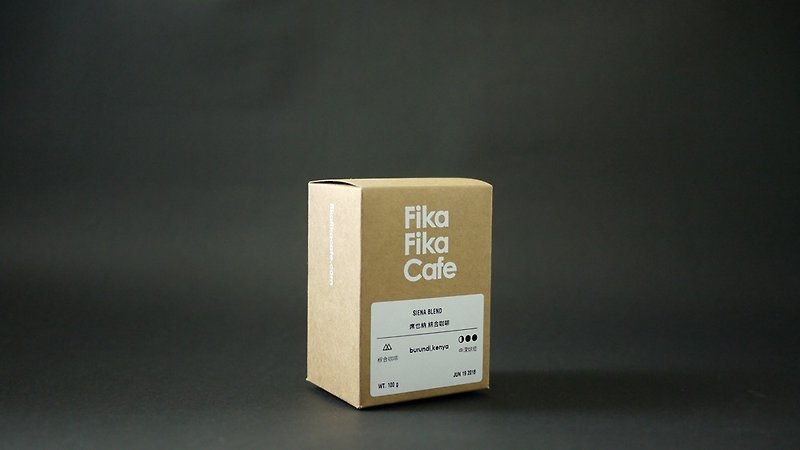 FikaFikaCafe 100g Shiina Integrated Coffee - Medium Deep Baking - Coffee - Fresh Ingredients Brown