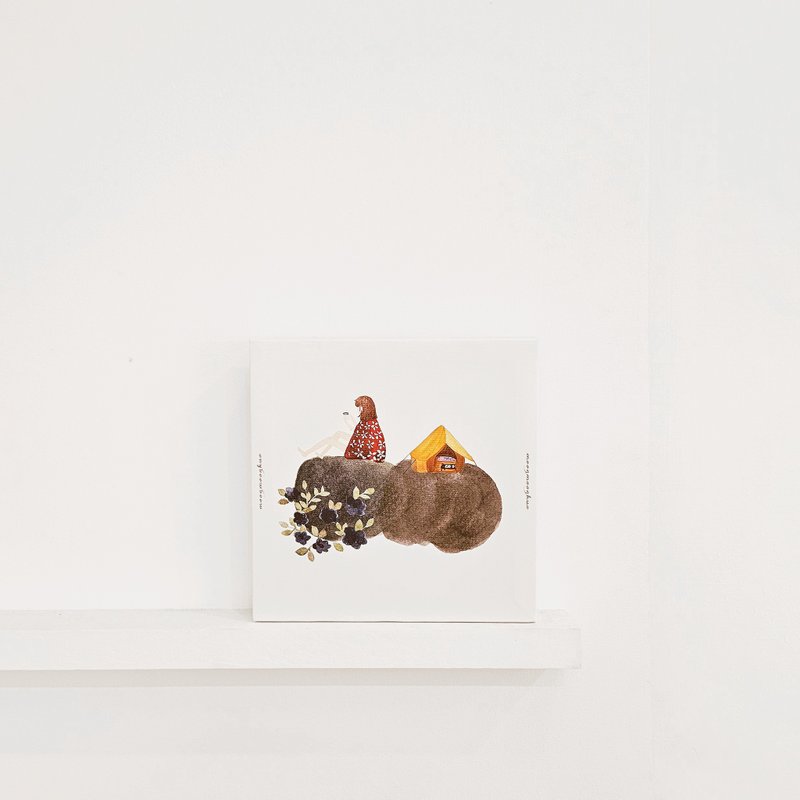 ギフト交換 オリジナル | フレームなしアート | インテリア | クリスマスギフト 【走走星球】 - ポスター・絵 - その他の素材 ホワイト