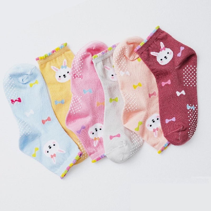 【ONEDER旺達】兔子童襪 1/2襪-3雙組 OD-A704 (組合包) - 襪子 - 其他材質 