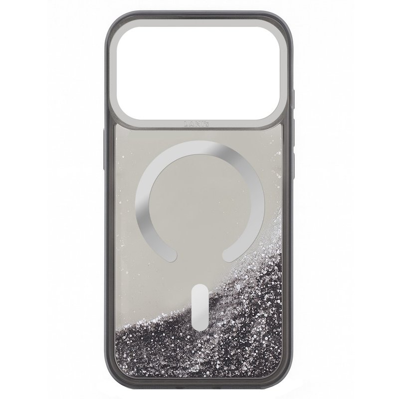 純色流沙 黑色防摔殼 磁吸版 iPhone 17 16 15 14 13 Pro Max - 手機殼/手機套 - 環保材質 黑色