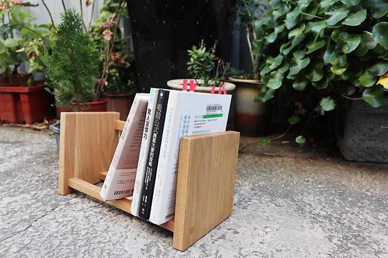 Bookends|Tilting Bookshelf|Bookend Rack|Homecoming Gift - Items for Display - Wood Black