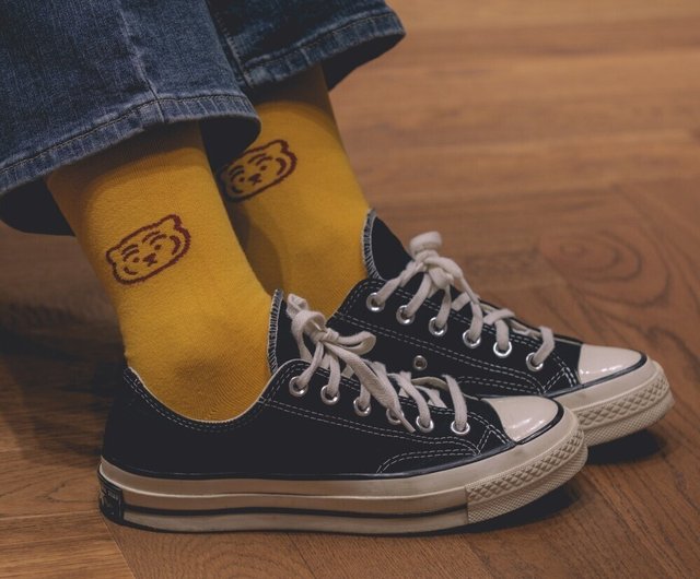 Lying fat tiger multi-color daily socks (nine colors in