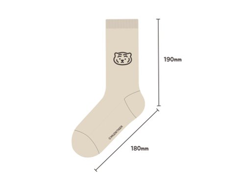 Lying fat tiger multi-color daily socks (nine colors in