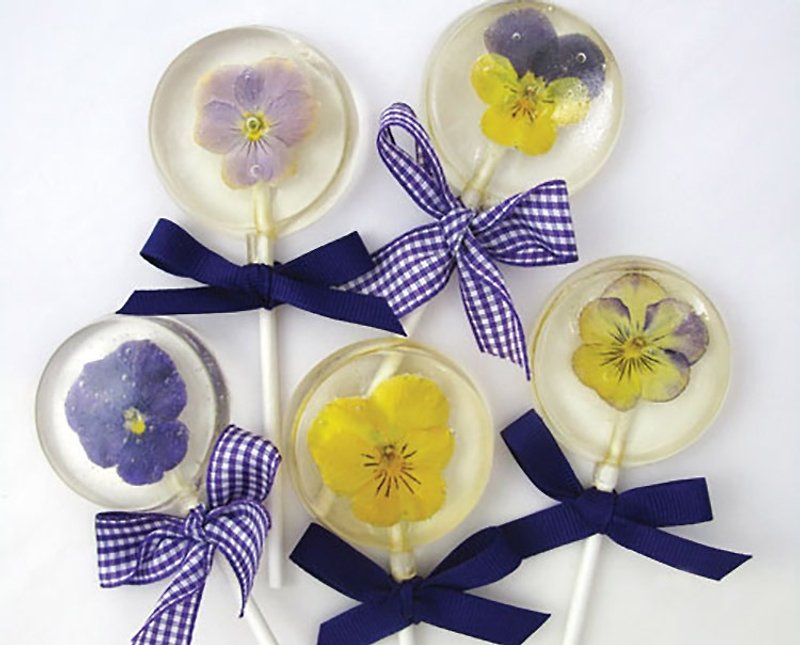 【Petal Lollipop】 Wedding small material ❥ flower lollipop ❥ - ขนมคบเคี้ยว - พืช/ดอกไม้ 