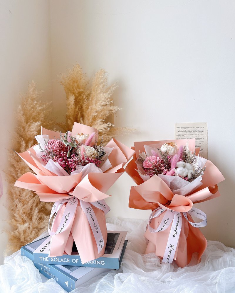 Size M [Graduation Bouquet] Dry Flower Bouquet Dry Flower Graduation Bouquet Valentine's Day Bouquet Graduation Gift - Dried Flowers & Bouquets - Plants & Flowers 